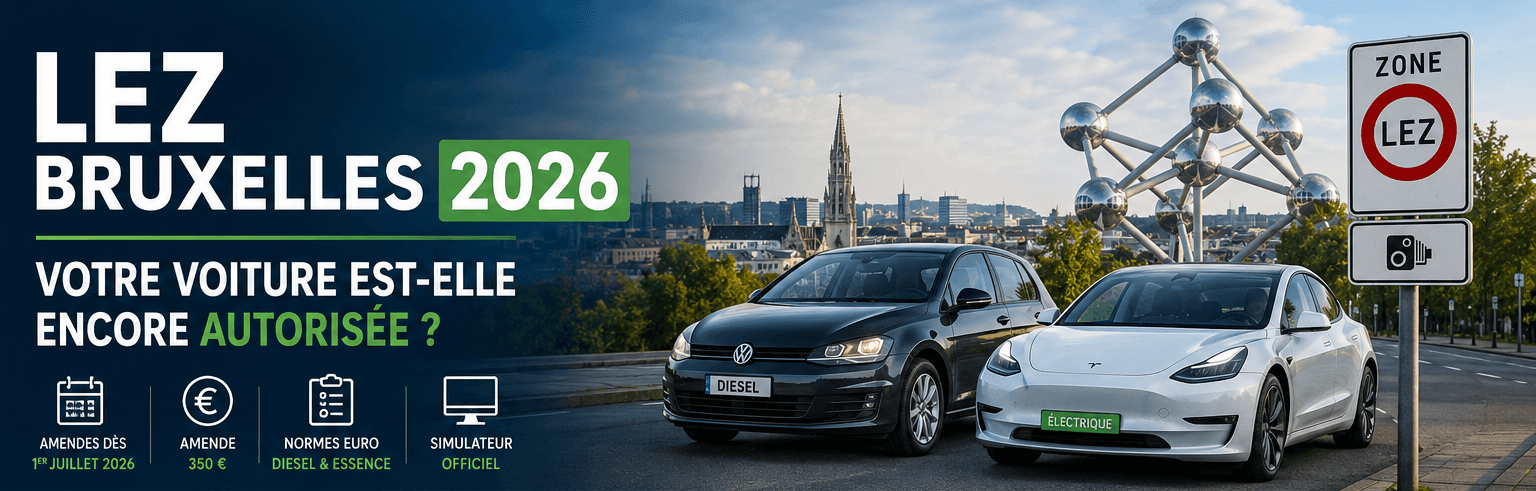 LEZ Bruxelles 2026 : guide complet pour savoir si votre voiture est encore autorisée